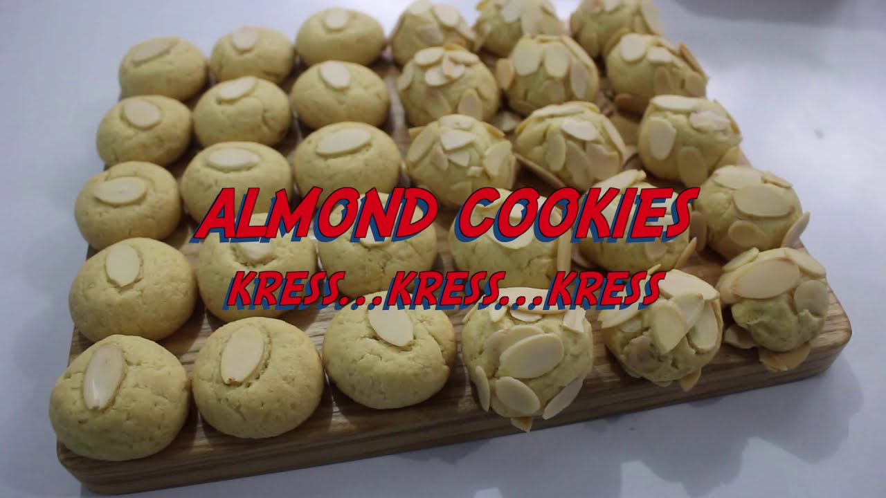 Almond Cookies Yang Kress Kress Gitu Youtube