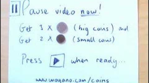 Are you a genius? - coin puzzle (short edit)