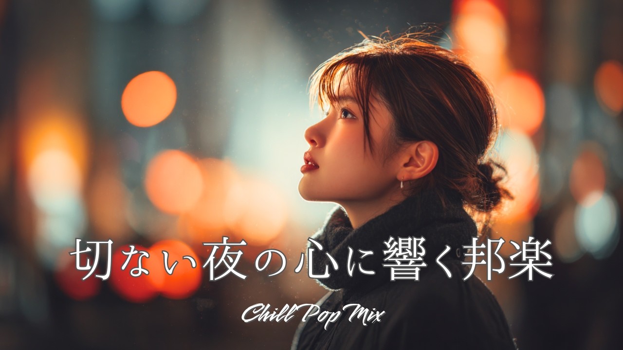 【邦楽playlist】“切ない夜の心に響く邦楽”Chill Playlist｜女性ボーカル｜チルタイム／リラックス／ストレス解消／作業用BGM／エモい曲