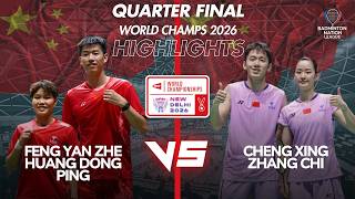 Feng / Huang (CHN) VS Cheng / Zhang (CHN) - BWF World Championships 2026 - XD - QF