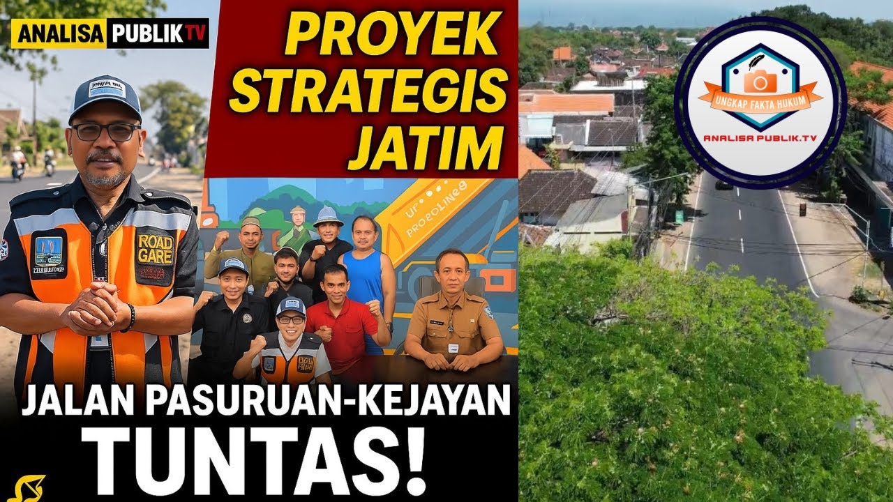 Proyek Strategis Rp 4,3 Miliar: Jalan Pasuruan–Kejayan Rampung 100%