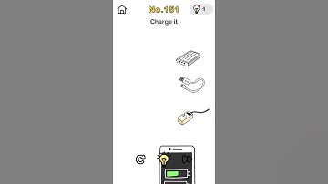 Brain out / level 151 / Charge it .