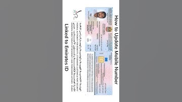 Change Emirates ID Mobile Number in 1 Minute! Easy & Fast #emiratesid #shorts #uaeexpats