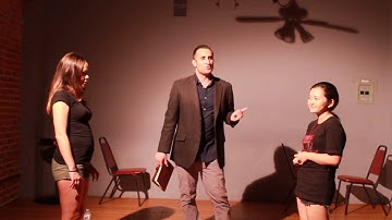 Dean Ghaffari teaching Acting  (Meisner) part 3