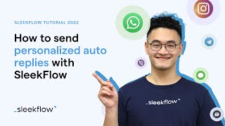 How to send automated greeting message in SleekFlow | SleekFlow Tutorial
