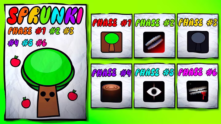 SPRUNKI Mr.Tree Blind Bag | phase 1vs2vs3vs4vs5vs6 squishy | ASMR