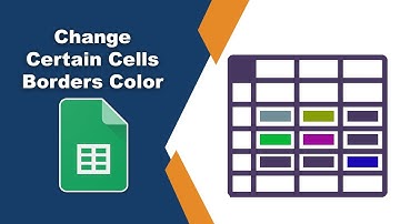 How to change certain cells borders color at once in Google Spreadsheets