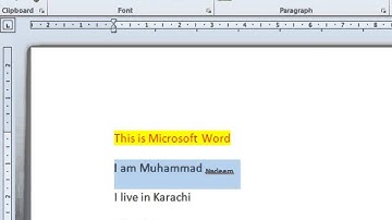 Lesson  9 SubScript or SuperScript Microsoft Office Word 2007 2010 Free Tutorial Urdu Hindi Video Tr