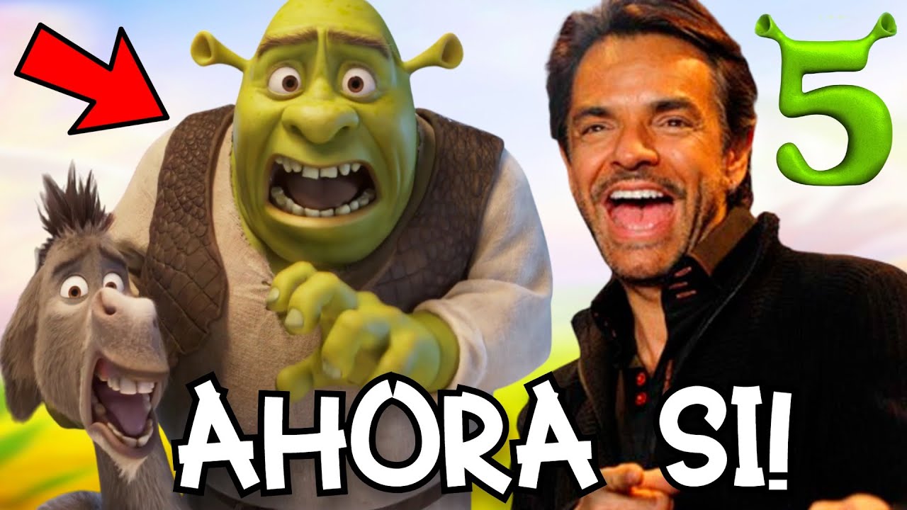 EUGENIO DERBEZ va a ADAPTAR el GUIÓN de SHREK 5 y CONFIRMA su REGRESO como BURRO - ¿ALFONSO OBREGON?