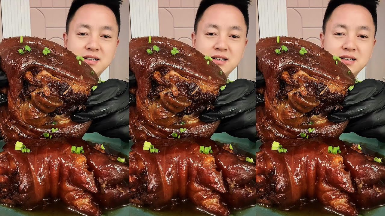 嘎嘎香的红烧大肘子 #我爱吃肉 #大口吃肉 #妈呀太香了 #光合计划