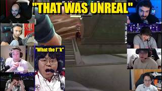 Valorant streamers react to EDG CHICHOO'S UNREAL CLUTCH against FUT