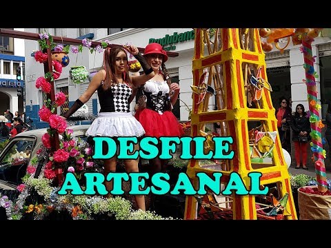 CUENCA ECUADOR, DESFILE ARTESENAL Part 1