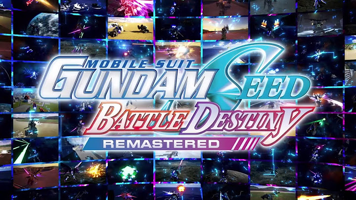 Mobile Suit Gundam SEED Battle Destiny Remastered - Launch Trailer
