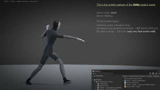 Unity - ' Mosh ' - dance animation  (#Unity adapted version)