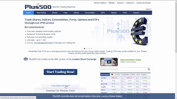 Open A Free Plus500 Demo Account