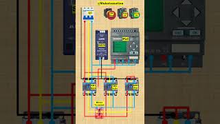 Star Delta With PLC #electrical #shortsfeed #shorts #youtubeshorts #trending