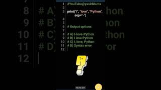 Python Quiz 28: print Quiz | Can You Guess the Output of this Python Code?  @yasirbhutta Wealth