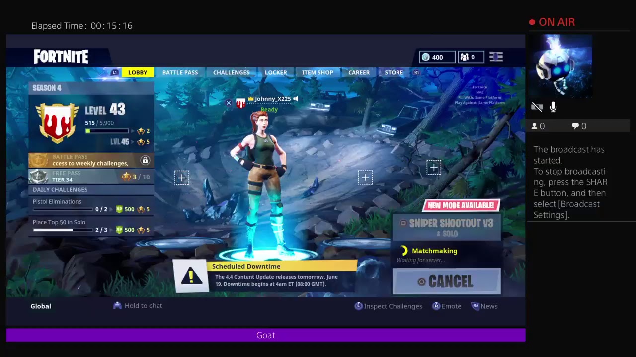 Fortnite Sniper Shootout Epiphany OF GREATNESS!!!