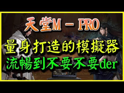 【天堂M PRO】專為天堂M量身打造的模擬器？！《超流暢》【平民百姓教學】