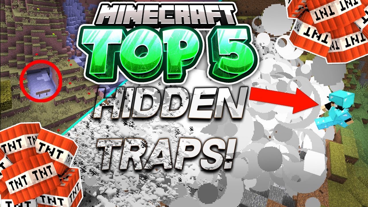 TOP 5 HIDDEN TRAPS IN MINECRAFT! YouTube