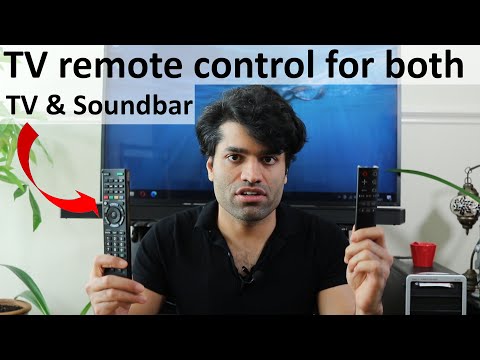 How to use TV remote control for TV and Soundbar or Home Theatre