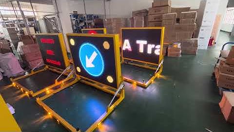 vehicle mounted variable message sign #VMS #trafficsign #variablemessagesign #trafficsafety