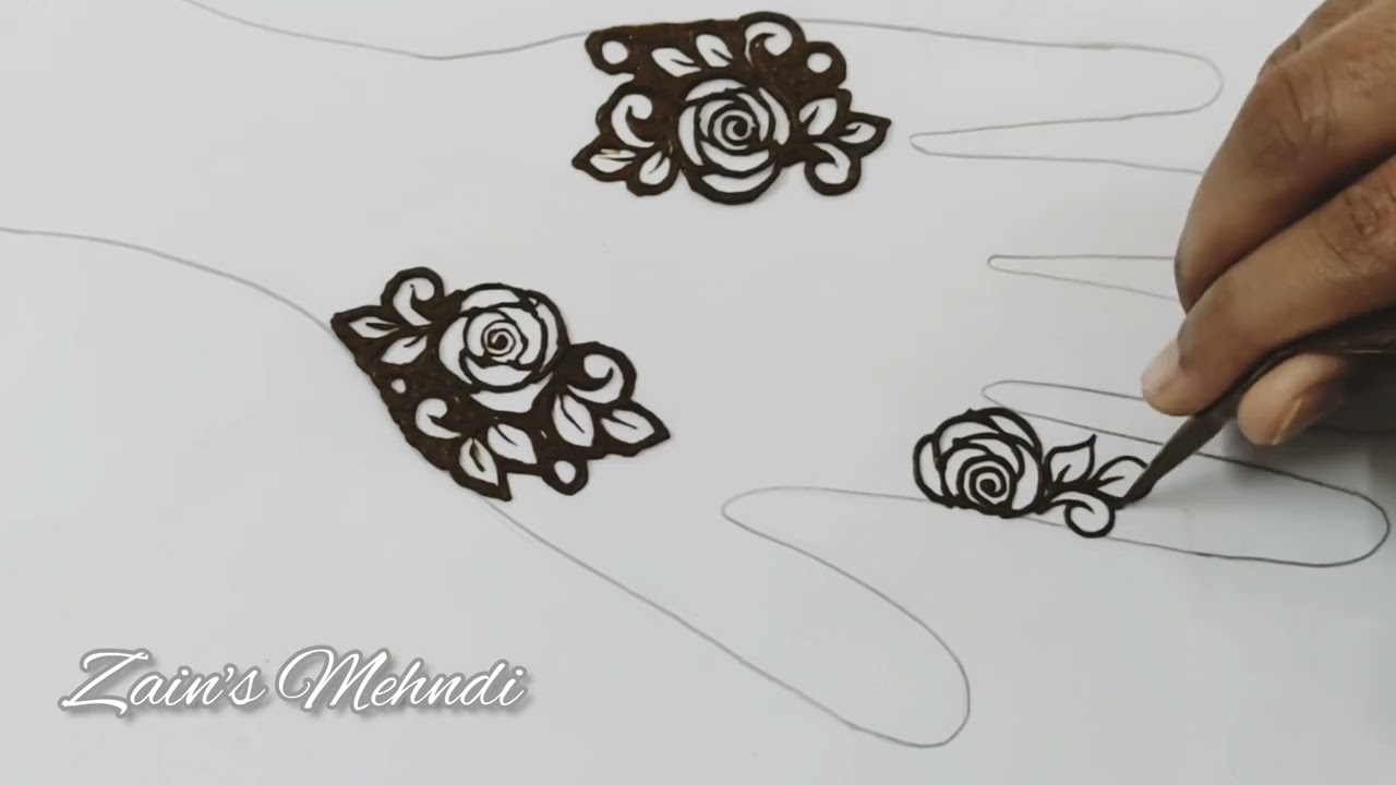 Buta Mehndi Design - Zain's Mehndi