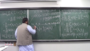 Lecture 13 (Part 8): Variance of sum of random variables and its relation with covariance