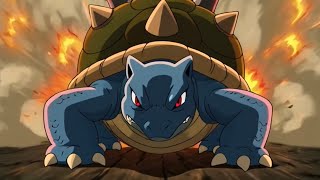 Charizard Vs Blastoise Full AI Fight Scene 