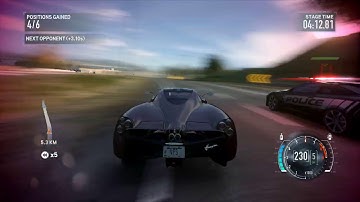 Need For Speed The Run STAGE 9 INTERSTATE 68 Current Position 18 Try Again