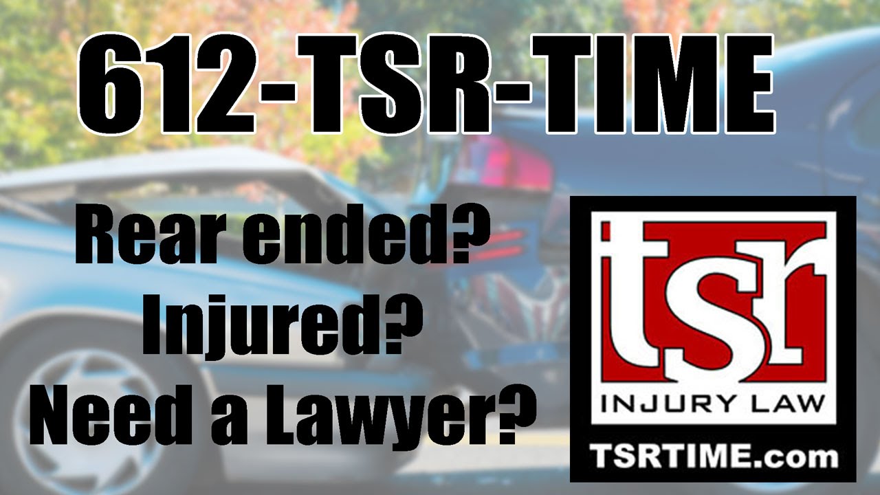 Rear Ended Crash in Duluth MN 612-TSR-TIME