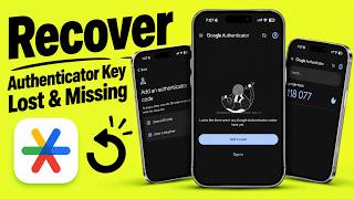 How to Recover Google Authenticator key | Google Authenticator code lost | Missing