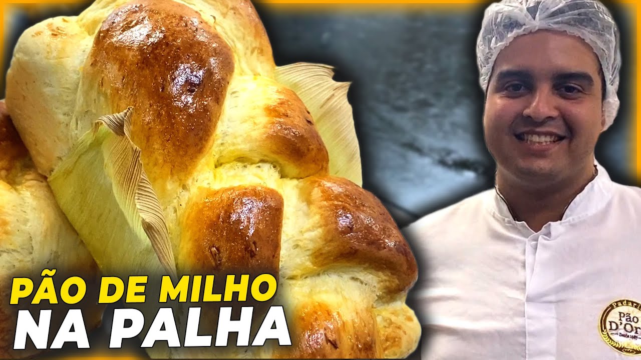 PÃO DE MILHO NA PALHA COMO VOCÊ NUNCA VIU! | Ewerton Santana