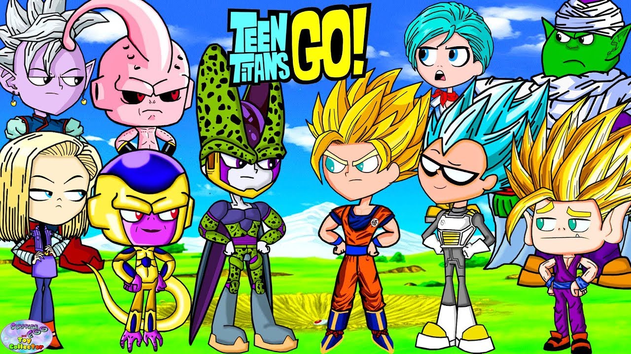 super saiyan god vegeta Teen Titans Go! Color Swap Dragonball Z Super Goku Vegeta Surprise Egg and Toy Collector SETC