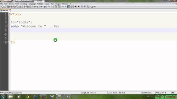 php tutorials -  Concatenation and Comments