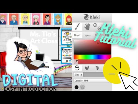 Kleki Tutorial - Digital Painting Tool Free Online - Basic Beginner - Kleki  Introduction 