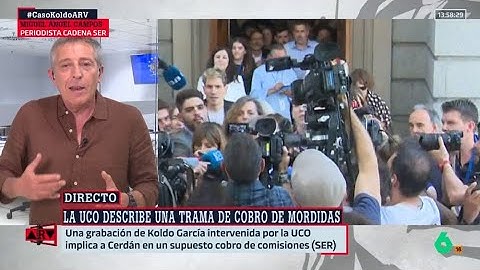 Campos señala que el informe de la UCO es "absolutamente demoledor": "Tiene un papel preponderante"