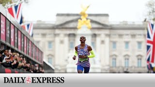 Sir Mo Farah completes his last marathon in London