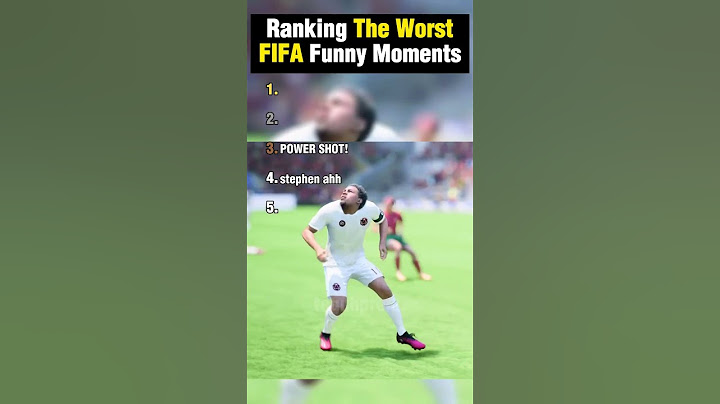 Ranking The WORST Funny Moment in FIFA #fifa #eagames #football #shorts