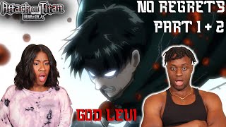 Levi Is A Savage! | Attack on Titan "No Regrets" Part 1 & 2 Reaction