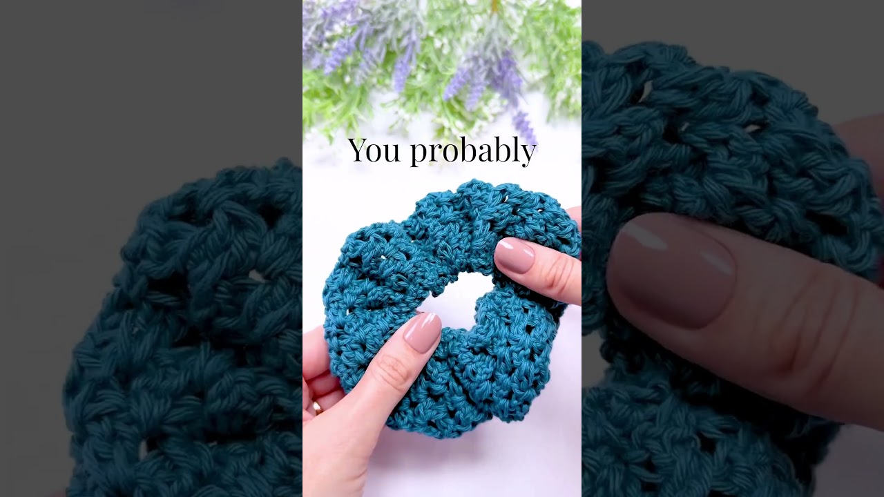 Double Bloom Scrunchie Pattern (Easy & Beginner-Friendly)