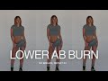 Lower ab burn workout  no breaks repeat 3x