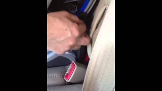 How to Install a rear-facing Chicco NextFit car seat using LATCH - TheCarSeatLady.com