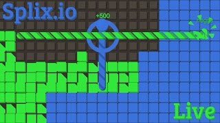 Splix.io Live III: Lets capture some blocks! | Normal & Team Gameplay