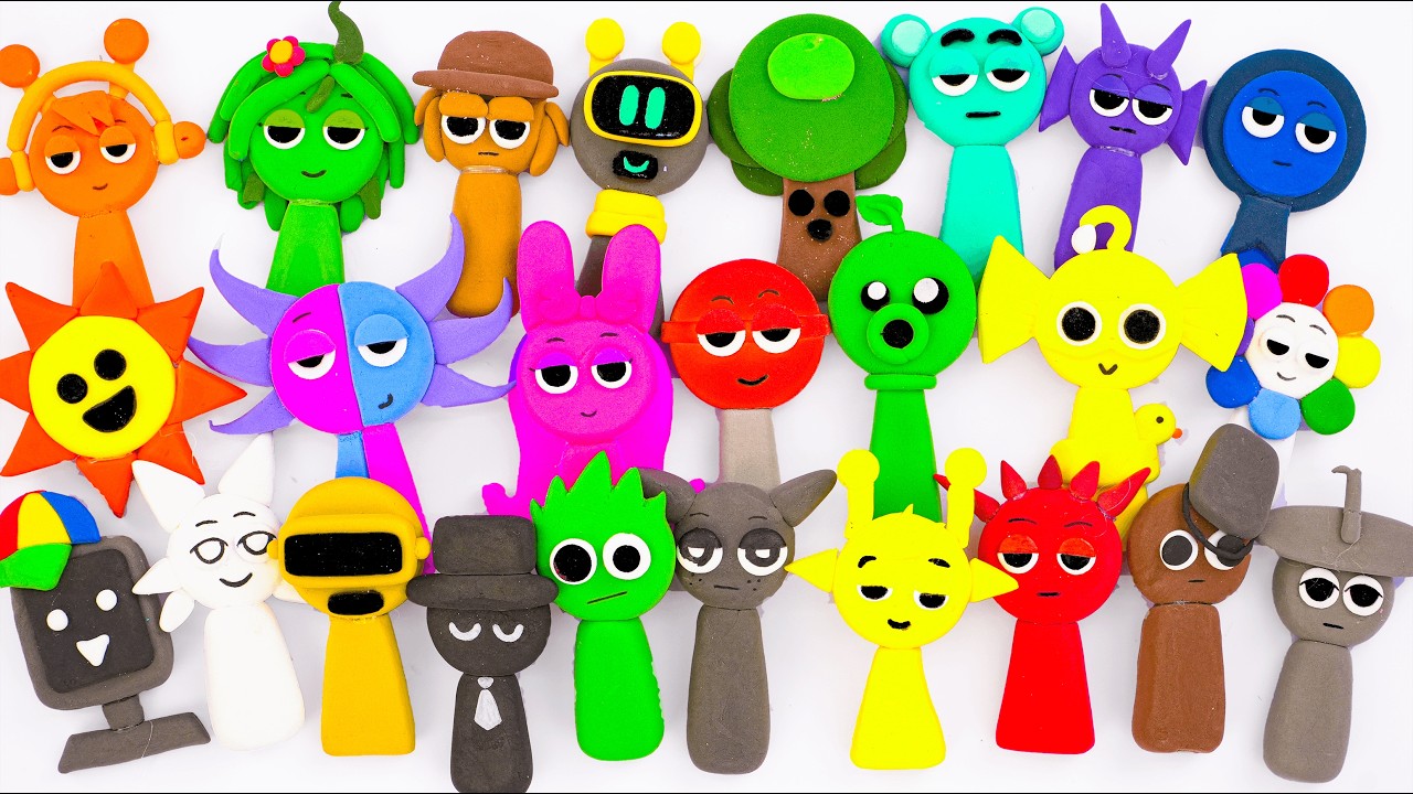 💖Paper DIY💖 GUESS which Clay Incredibox SPRUNKI BLIND BOX Unboxing |How To Make by Mr.Blind Bag ASMR