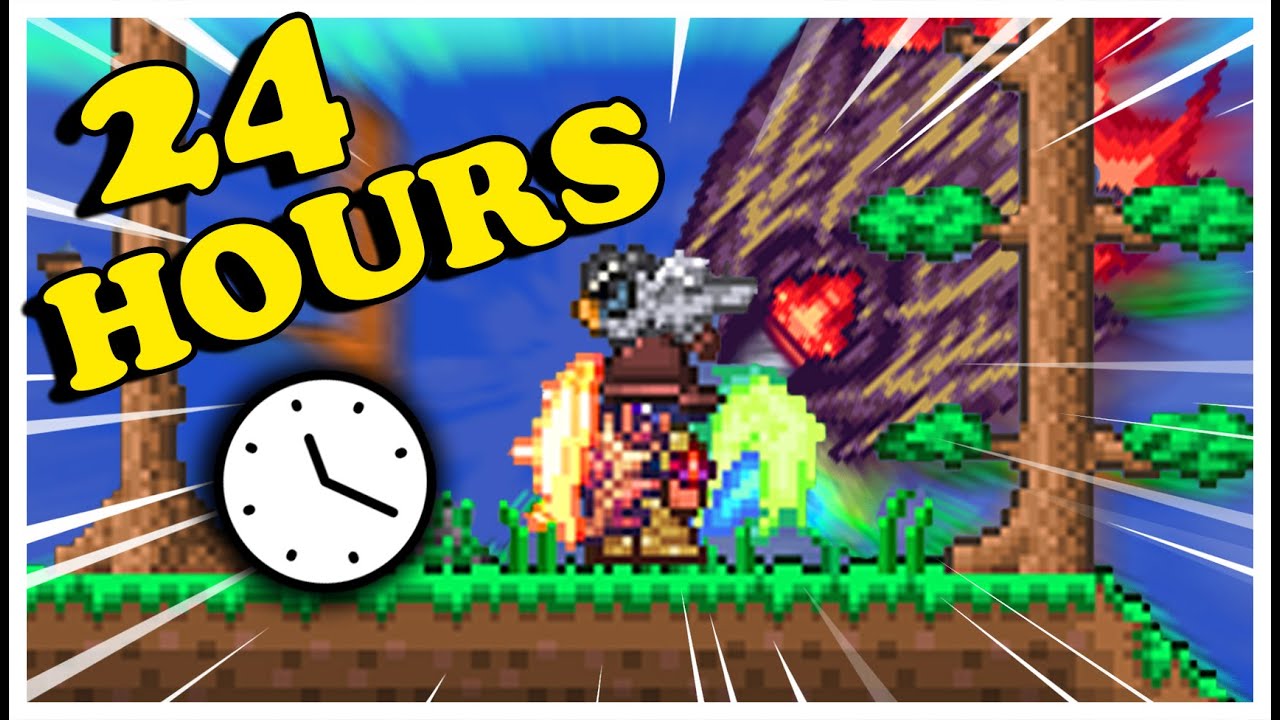 i Played Terraria Modded for 24 hours and this Happened - YouTube