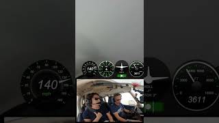FIRST IFR APPROACH IN IMC - Flying inside the clouds!