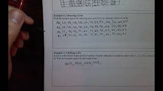 NorthArk MAT 2133 Section 4.1 Example 4-3 Sample Space