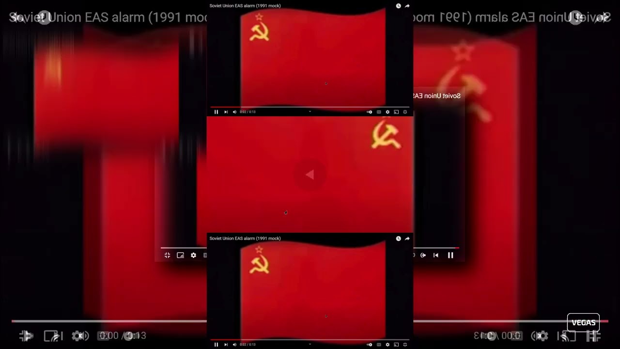 YTPMV Soviet Union EAS Alarm 1991 mock scan CREDITS IN DESCRIPTIONS