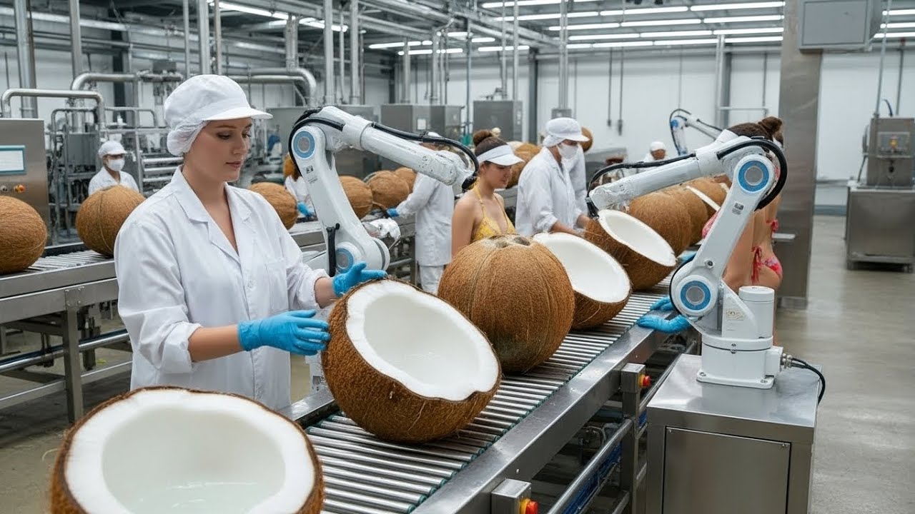 Inside a Modern Coconut Processing Line: How Premium Coconut Milk Is ...